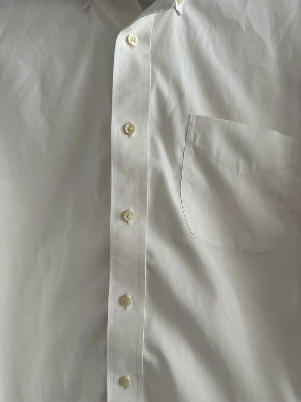 Brooks Brothers White Button-Down Dress Shirt